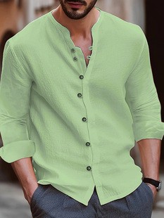 Premium Linen Blend Casual Shirt