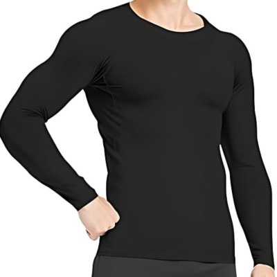 Men's Classic Black Full Sleeve T-Shirt